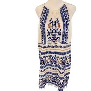 Skies are Blue Felizia Embroidered Dress Medium